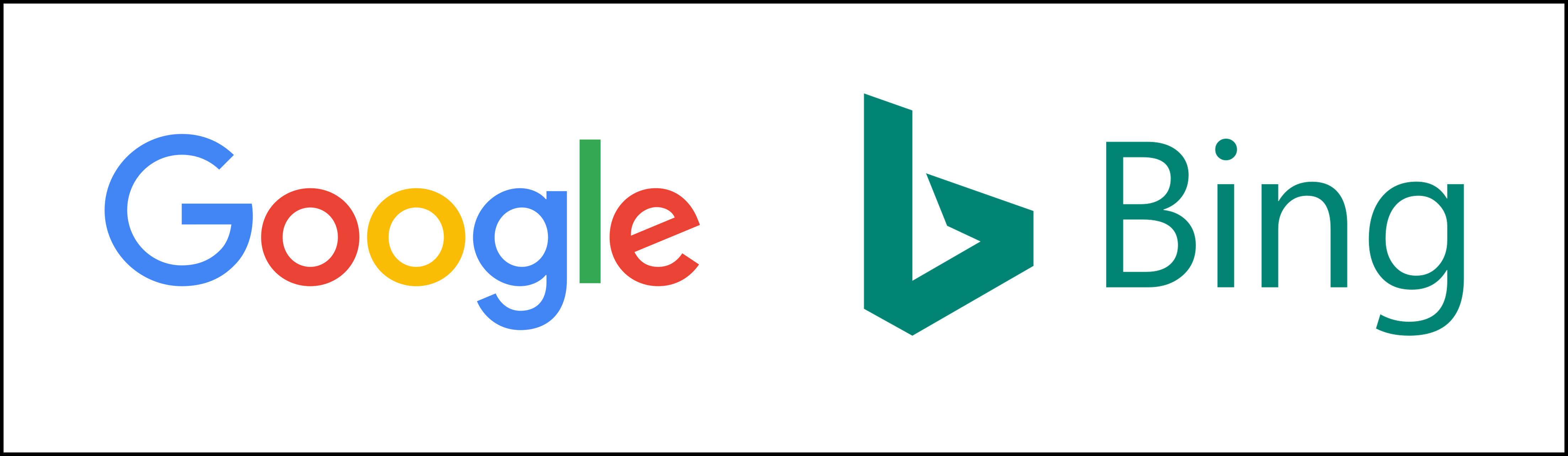 google and bing logo