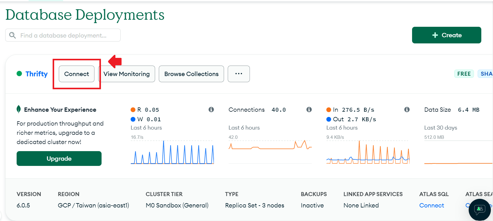mongodb atlas connect